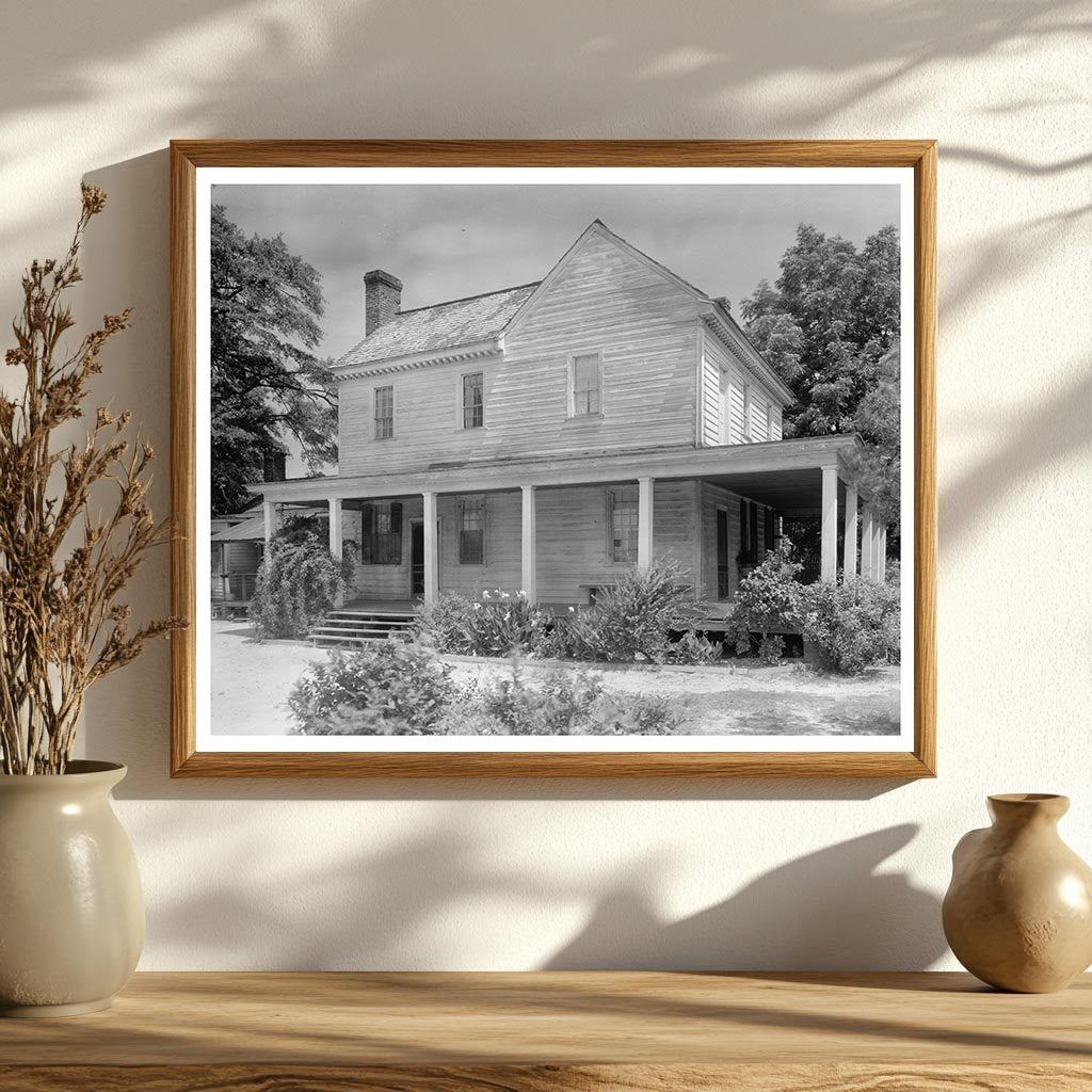 Tarboro, NC Vintage Architecture Photo, Early 20th Century