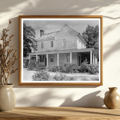 Tarboro, NC Vintage Architecture Photo, Early 20th Century