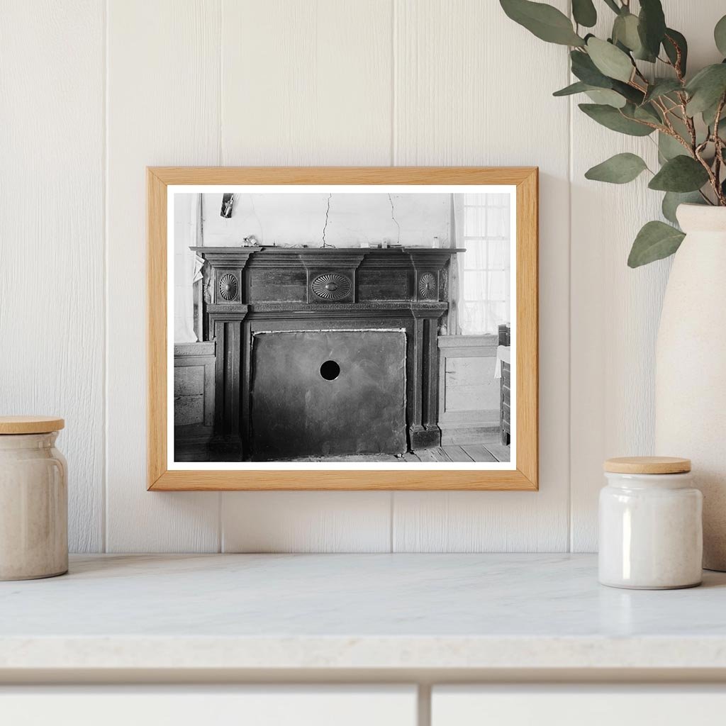 Early 20th Century Fireplace in Tarboro, NC - 1941