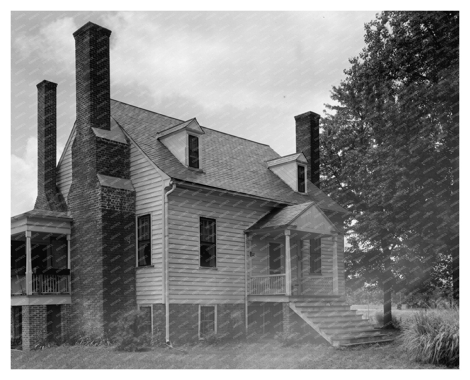 Louisburg NC Architecture: Vintage 20th-Century Photo