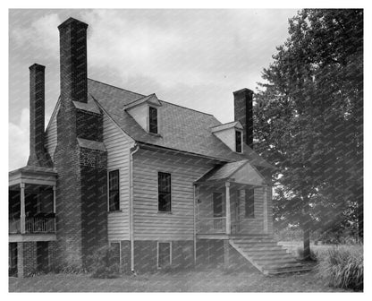 Louisburg NC Architecture: Vintage 20th-Century Photo
