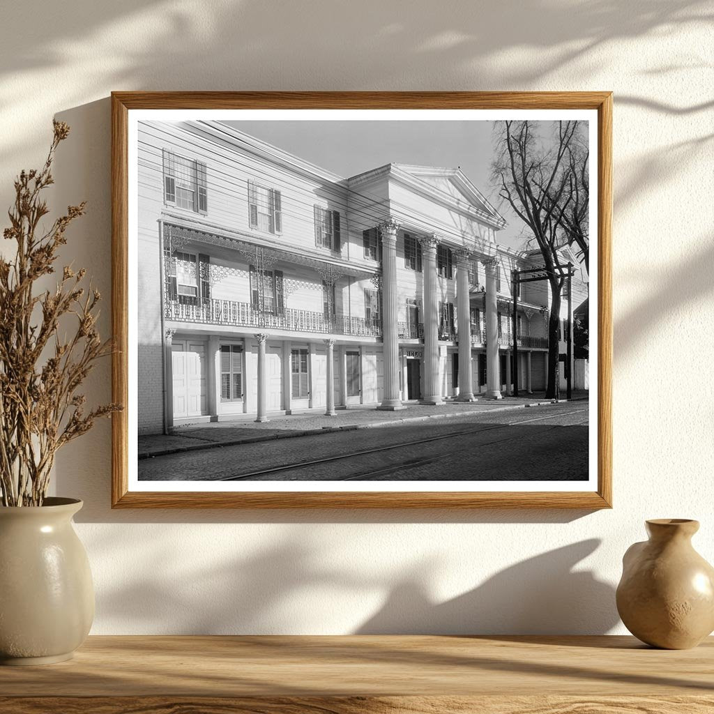 1849 Architecture in Winston-Salem, NC - Vintage Photo