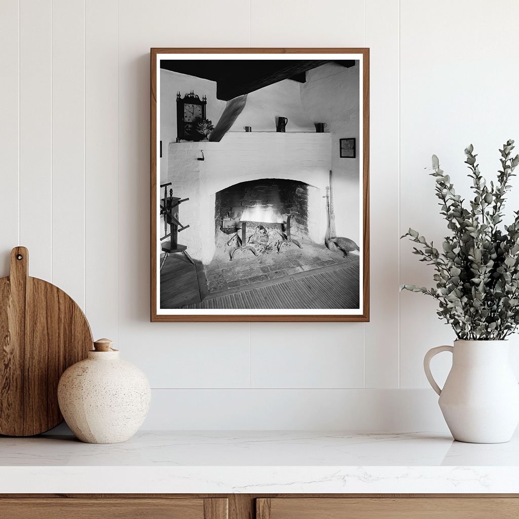 1789 Interior of Moravian Church, Winston-Salem, NC