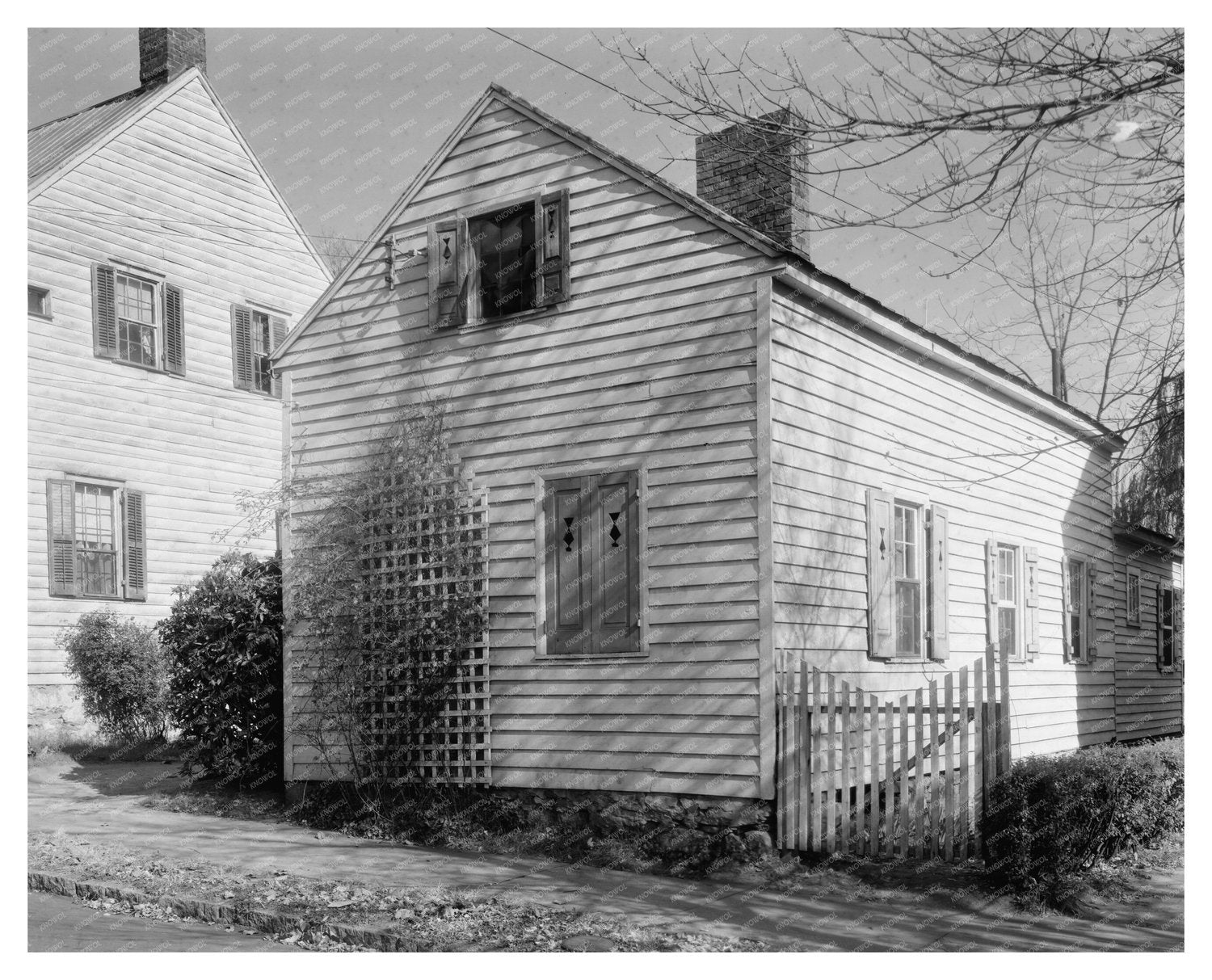 Winston-Salem NC Early 1900s Vintage Architecture Photo