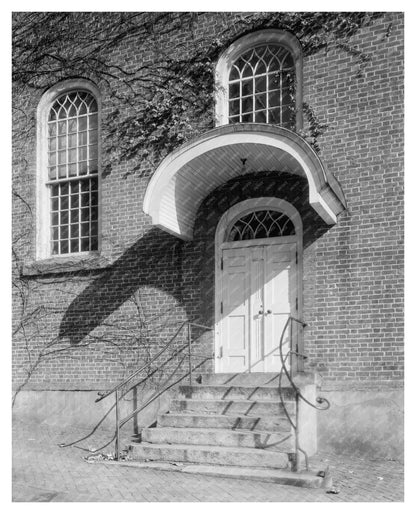 1810 Historic Building in Winston-Salem, NC - Vintage Photo