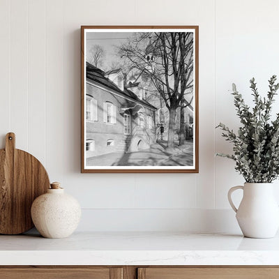 Historic Moravian Church Building in Winston-Salem, NC 1810