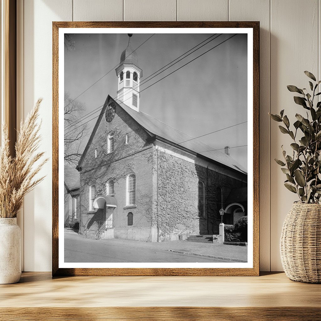 Historic Moravian Church, Winston-Salem NC, 1800