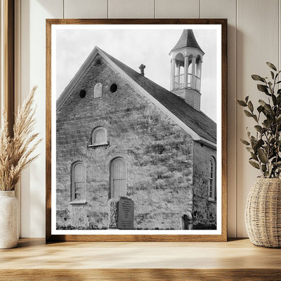 Moravian Church, Winston-Salem NC, 1807 Vintage Photo