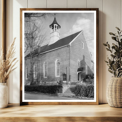 Moravian Church in Winston-Salem, NC - 1807 Historic Photo
