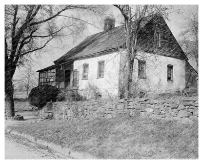 Historic House in Bethabara, NC - Carnegie Survey, 1953
