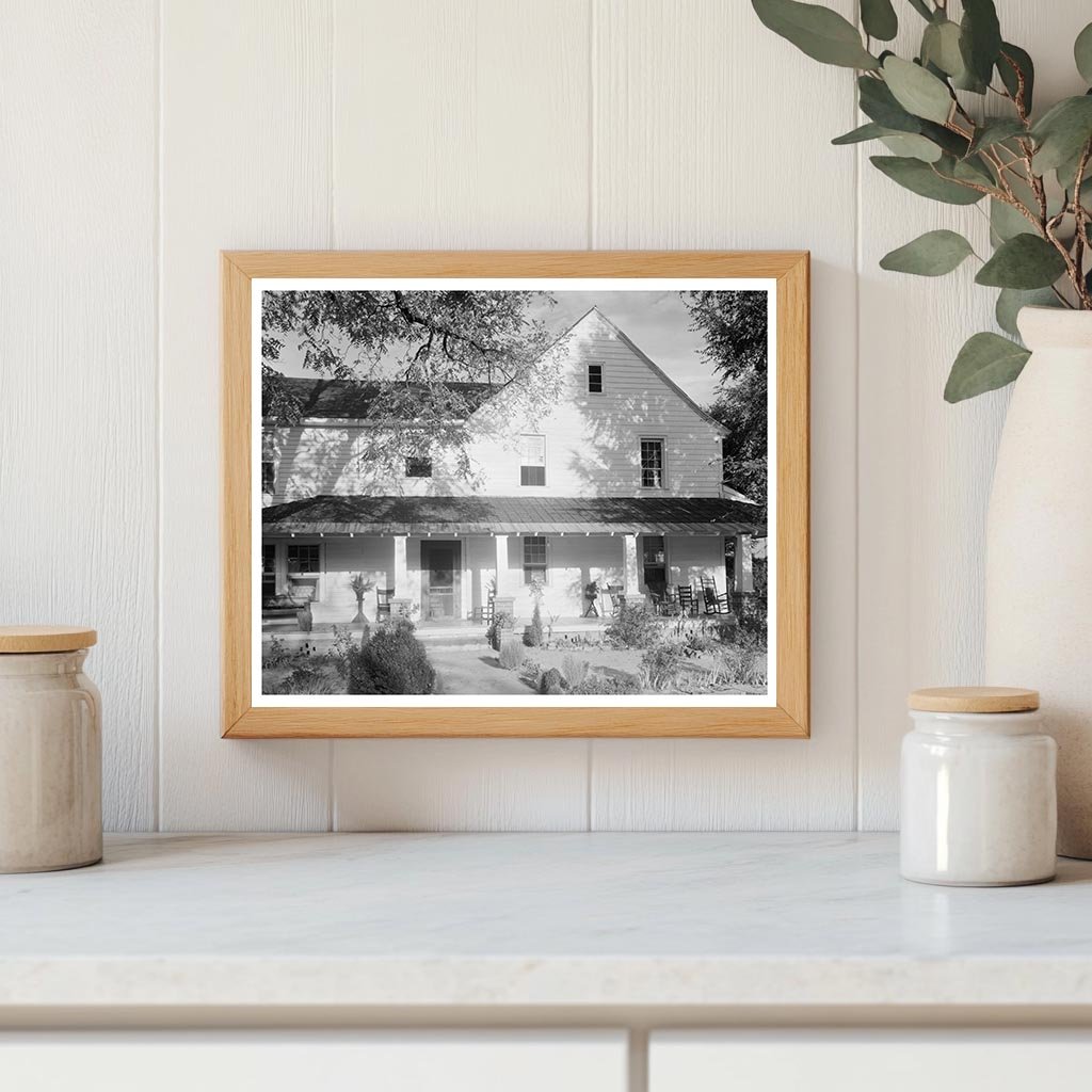 1953 Vintage Photo of Gaston County Architecture, NC