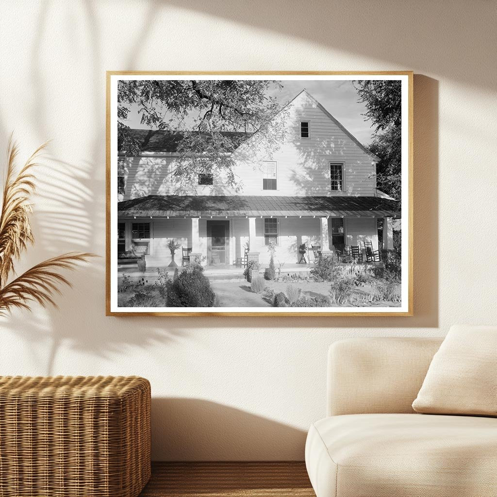 1953 Vintage Photo of Gaston County Architecture, NC