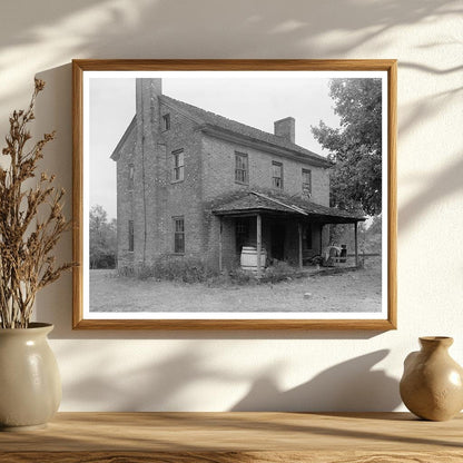 Guilford County NC Farmhouse Photo, Early 20th Century