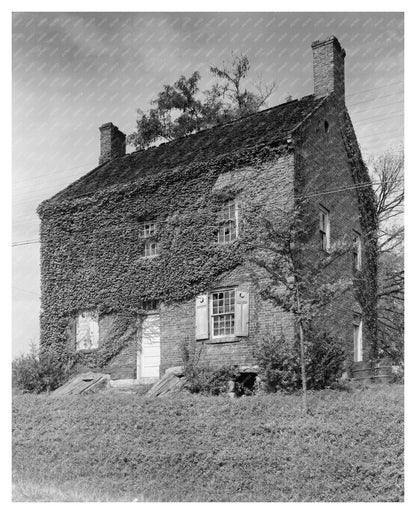 Jamestown, NC Vintage Architecture Photo, 20th Century