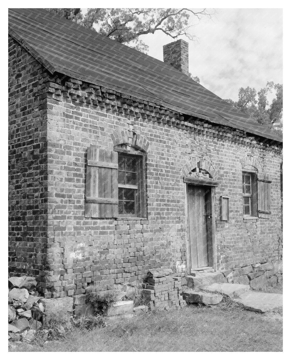Historic Building in Jamestown, NC - 1819 Photograph