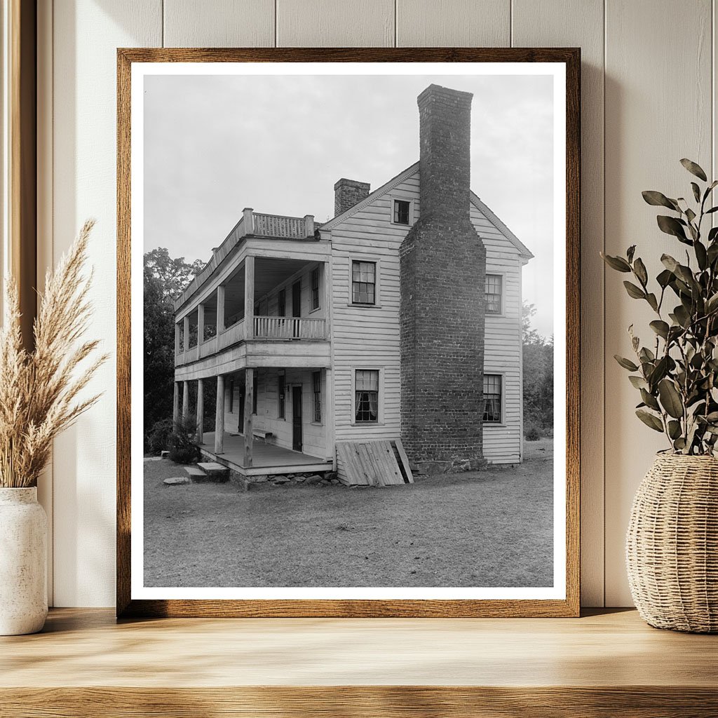 Gibsonville NC Architecture, Early 1900s Vintage Photo