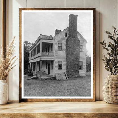 Gibsonville NC Architecture, Early 1900s Vintage Photo