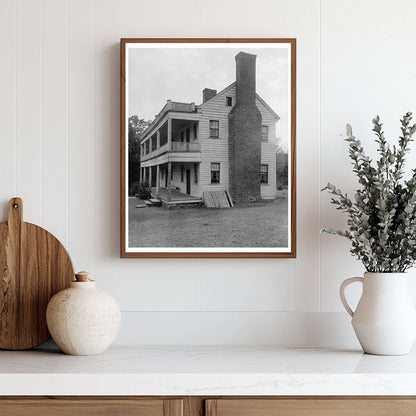 Gibsonville NC Architecture, Early 1900s Vintage Photo