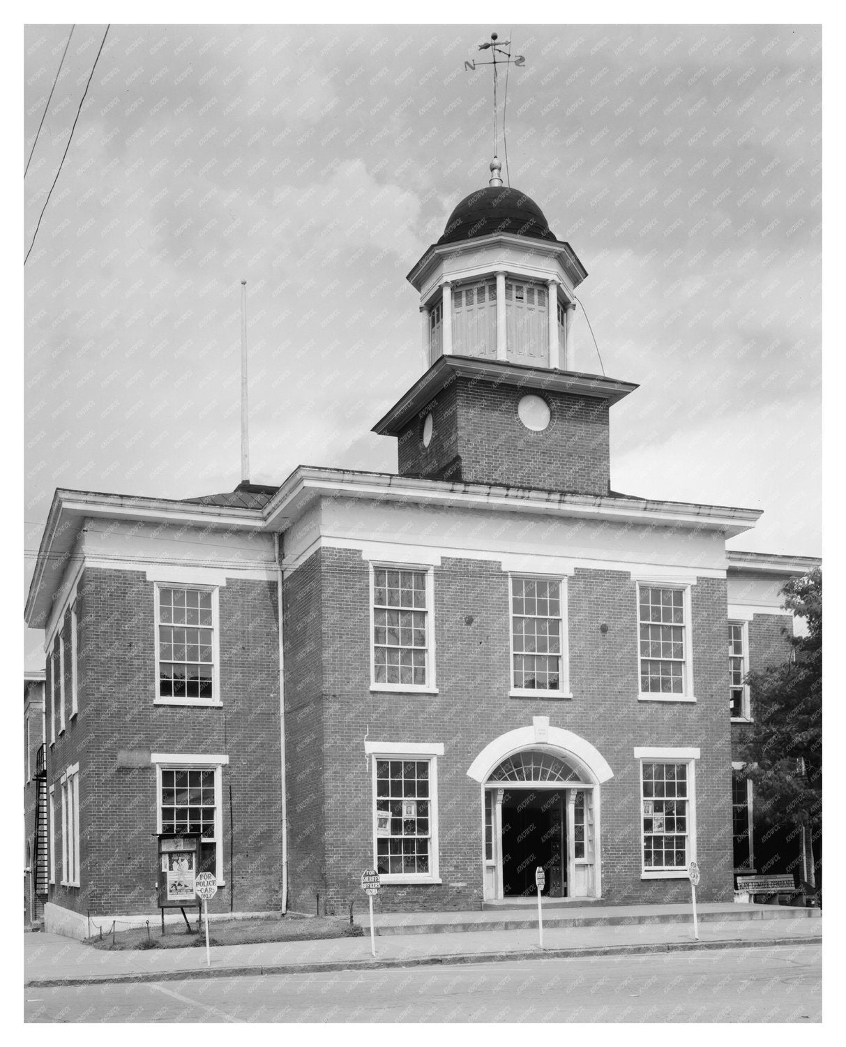 Oxford NC Courthouse Photo, Early 20th Century