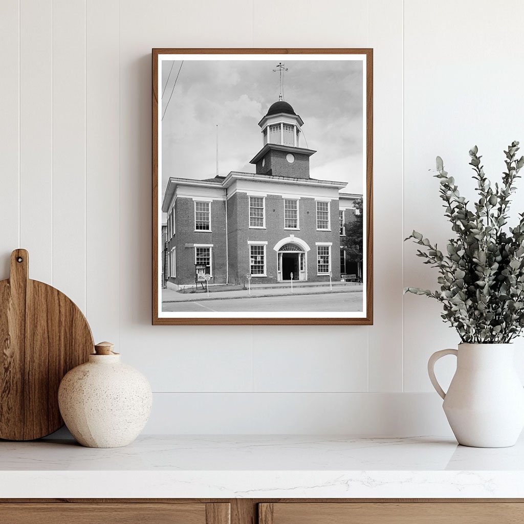 Oxford NC Courthouse Photo, Early 20th Century