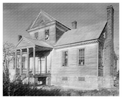 Historic Airlie House in Halifax, NC - 1941 Photo