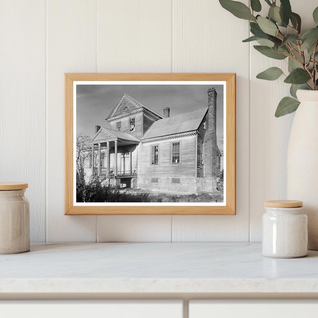 Historic Airlie House in Halifax, NC - 1941 Photo