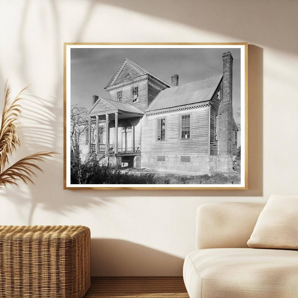 Historic Airlie House in Halifax, NC - 1941 Photo