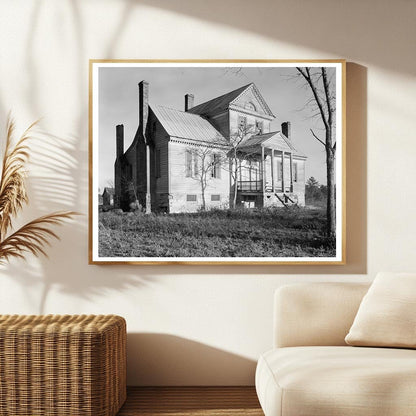 Vintage Photo of Historic House in Airlie, NC, 1941