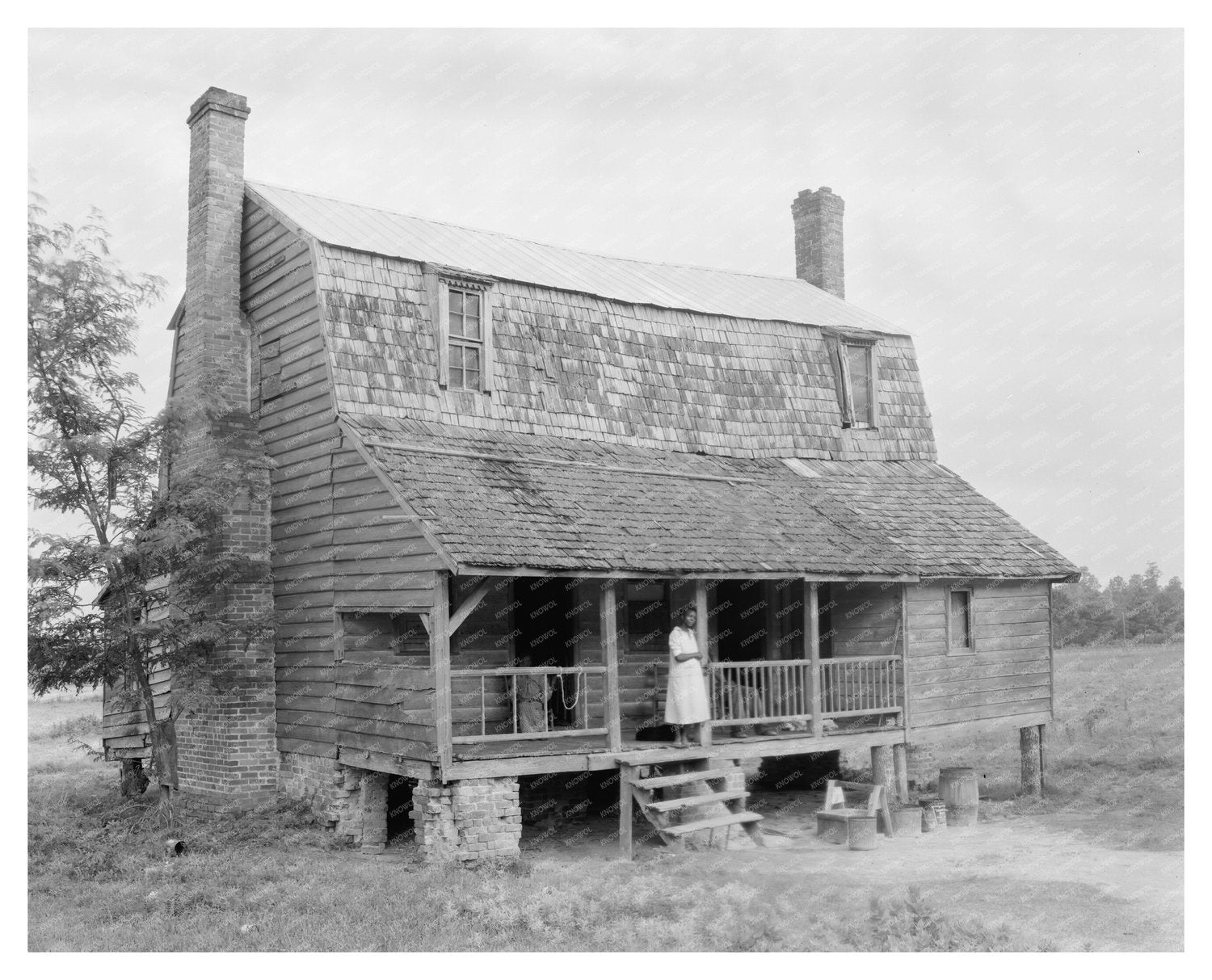 Halifax County NC Vintage House Photo 1953