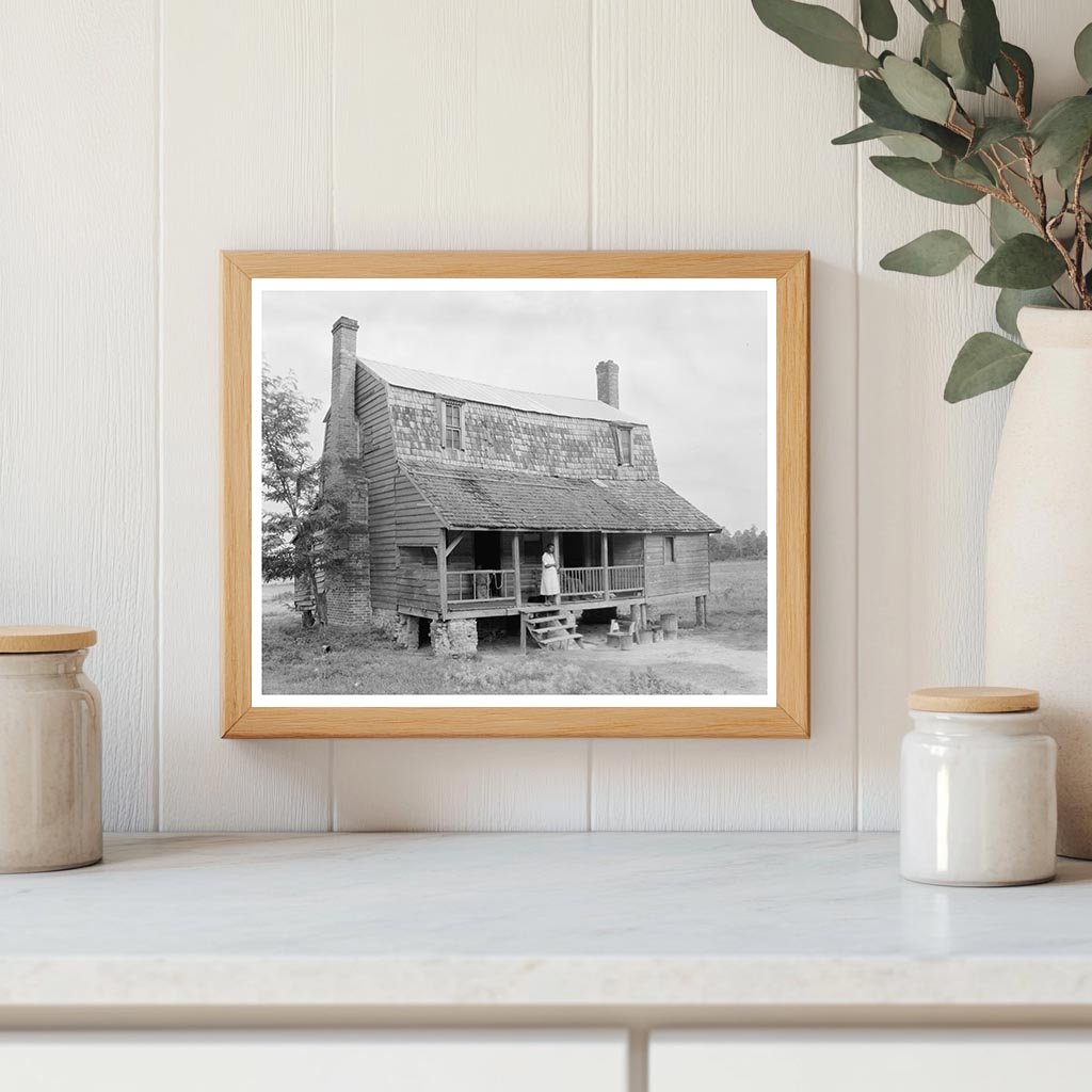 Halifax County NC Vintage House Photo 1953