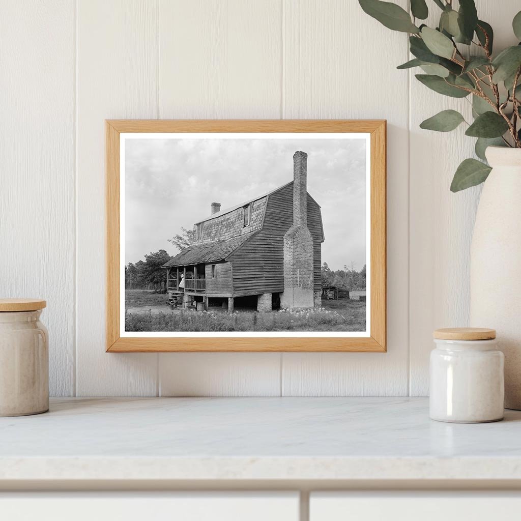 19th-Century House in Halifax County, NC - 1953