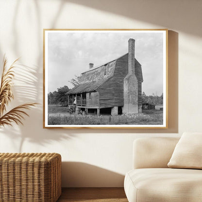 19th-Century House in Halifax County, NC - 1953