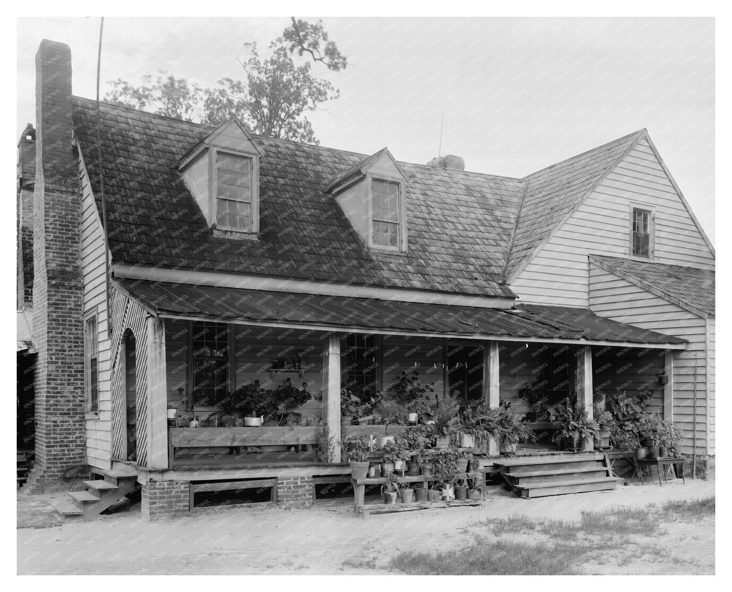 Crowells Cross Road, Halifax County, NC 1900s Architecture