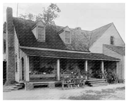 Crowells Cross Road, Halifax County, NC 1900s Architecture