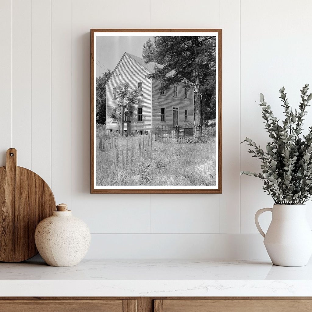 Masonic Building in Halifax, NC - 1910s Vintage Photo