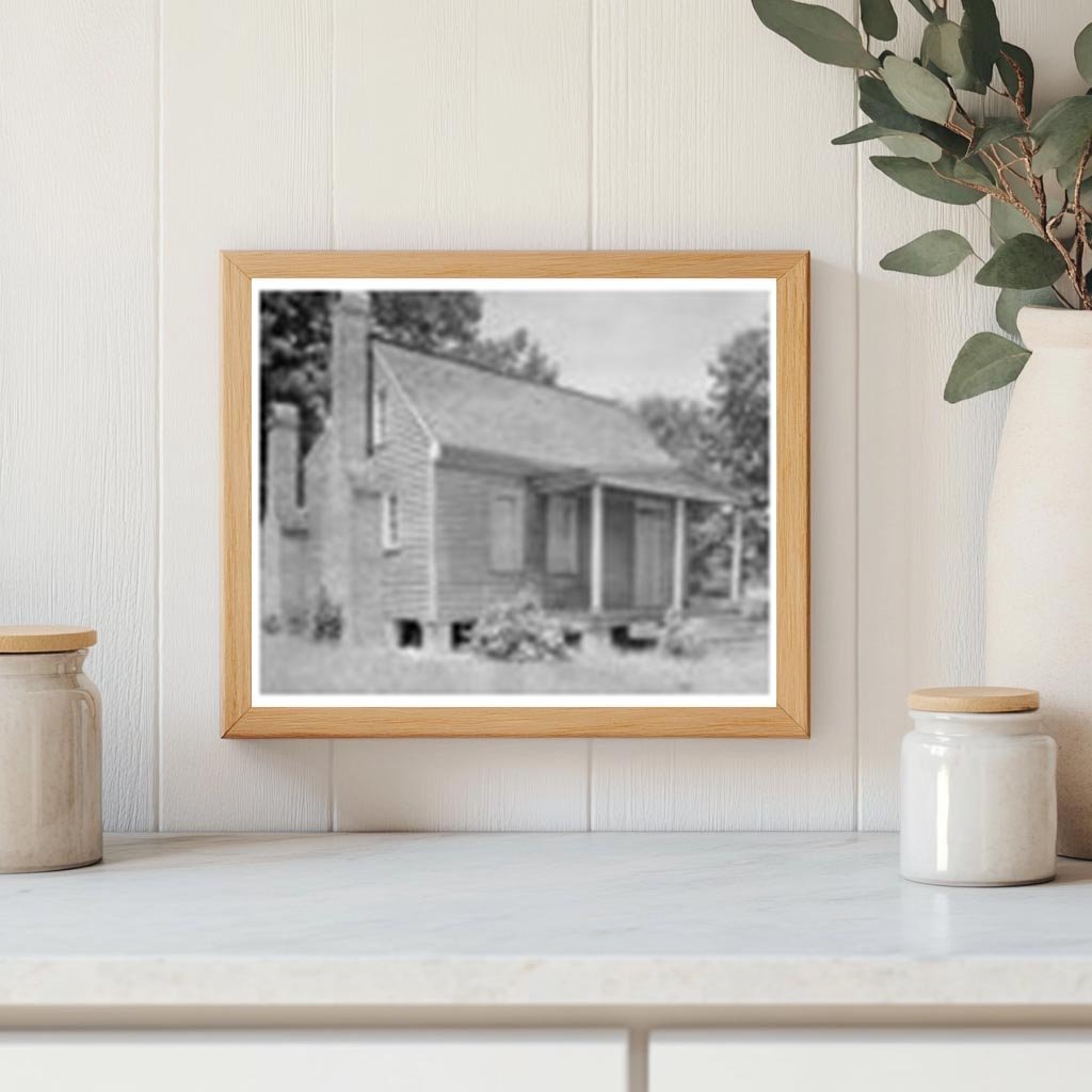 Halifax Court House, NC, 1953: Vintage Architectural Photo
