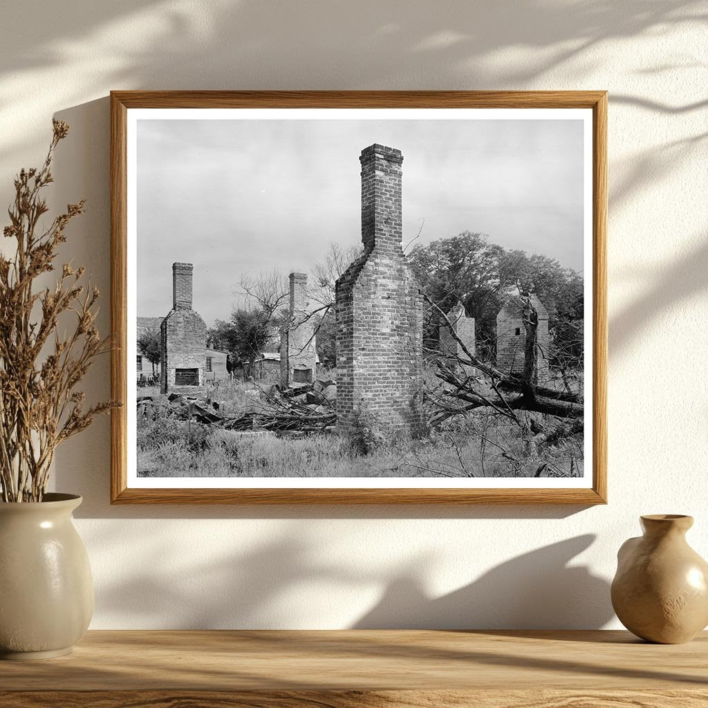 Historic Building Remnants in Halifax County, NC, 1953