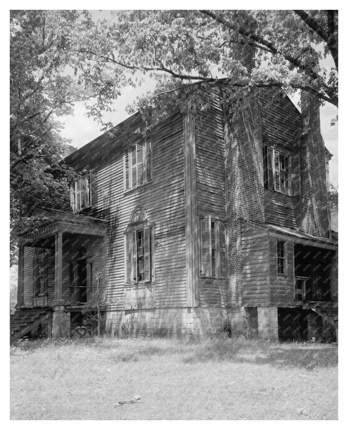 Historic 1825 Wooden Structure in Airlie, NC – 1941 Photo