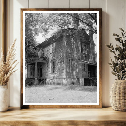 Historic 1825 Wooden Structure in Airlie, NC – 1941 Photo