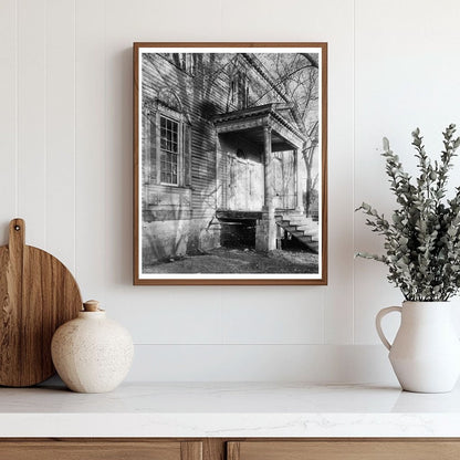Historic 1825 House in Airlie, Halifax, NC - Vintage Photo
