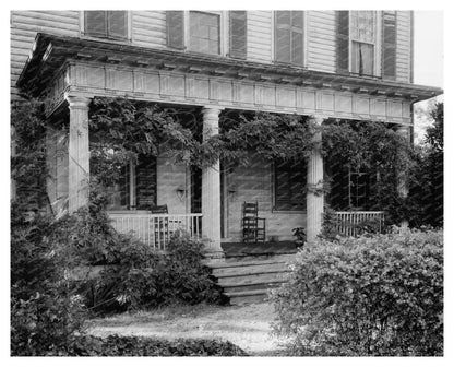 Historic Building in Mount Mourne, NC, 1836 Vintage Photo