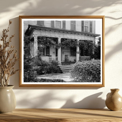 Historic Building in Mount Mourne, NC, 1836 Vintage Photo