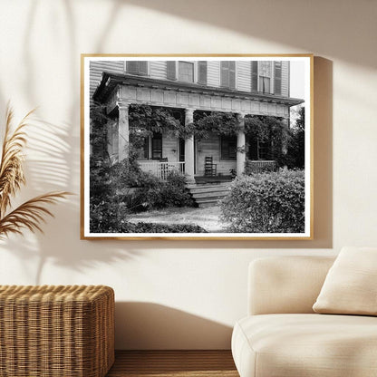 Historic Building in Mount Mourne, NC, 1836 Vintage Photo