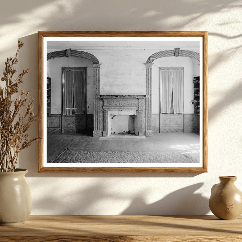 Beatties Ford Plantation, NC, 1811: Vintage Photograph