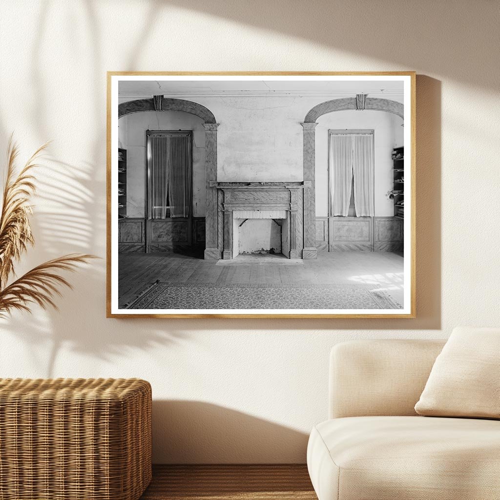 Beatties Ford Plantation, NC, 1811: Vintage Photograph