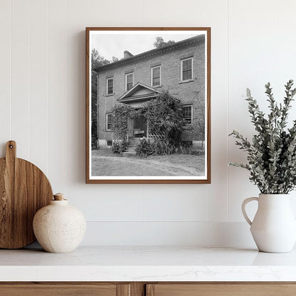 Ingleside, Lincolnton NC 1817 Vintage Photograph