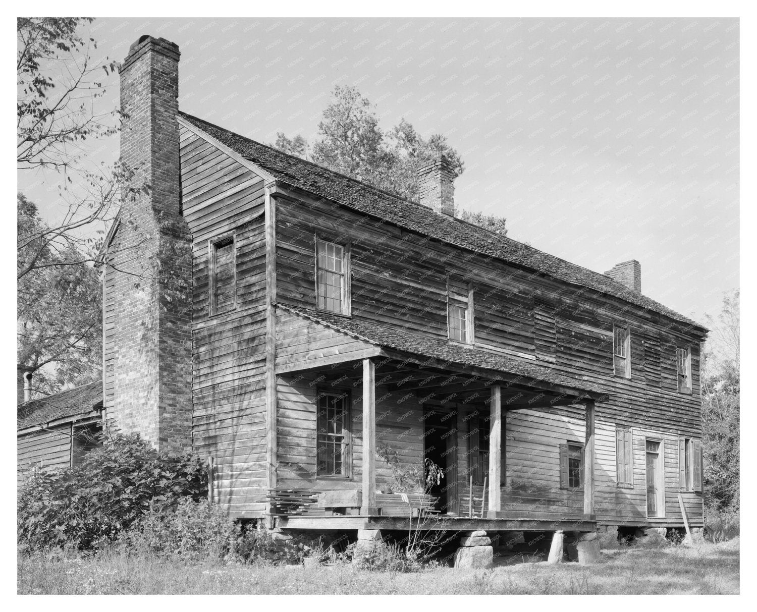 1792 Home of General Graham, Denver, NC - Vintage Photo