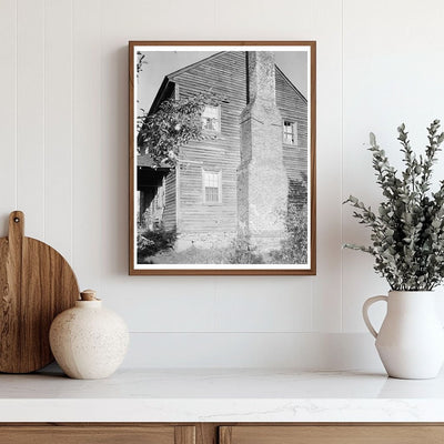 Mecklenburg County NC Vintage Architecture Photo 1953