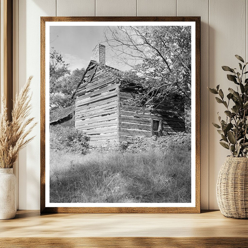 Log Cabin in Charlotte, NC (1726) - Historic Photo