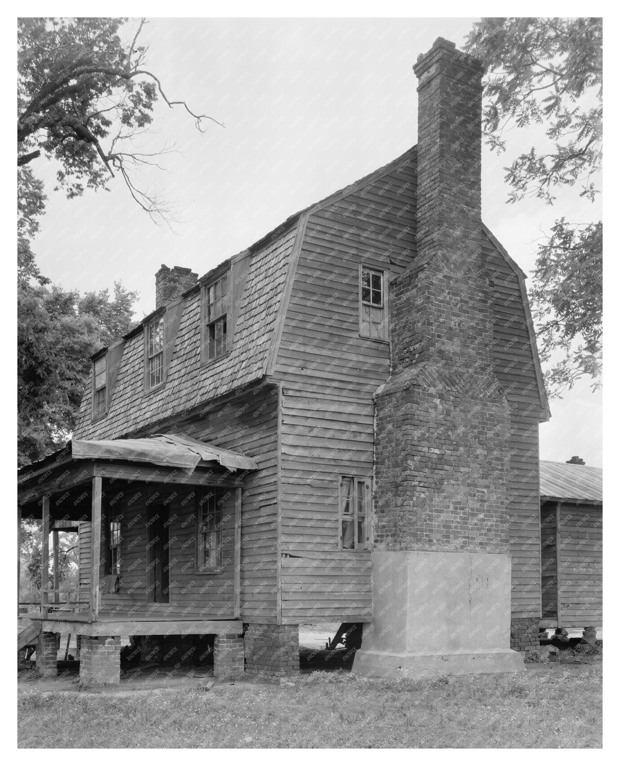 Taylors Cross Roads Farmhouse, NC 20th Century Photo